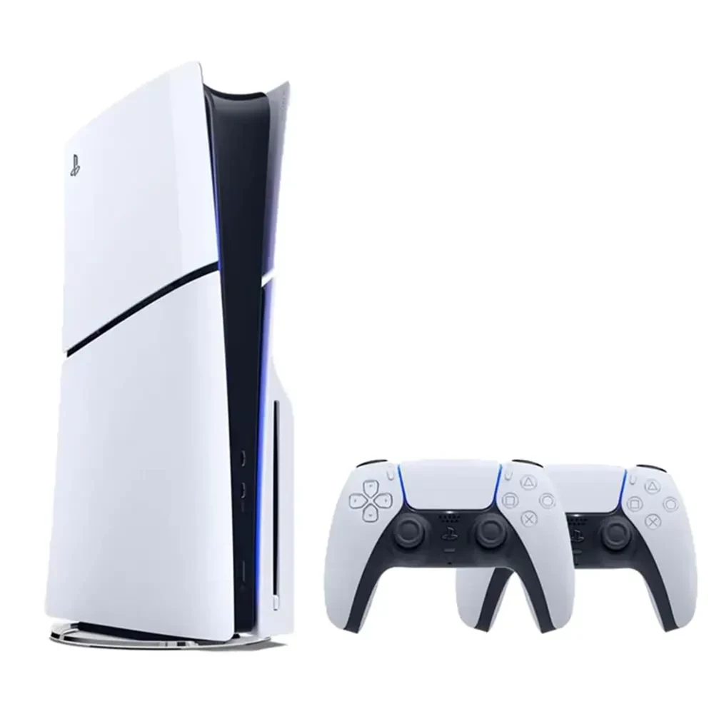 SONY PS5 CFI2116 Disc version Slim E Bundle with 2 Gamepads