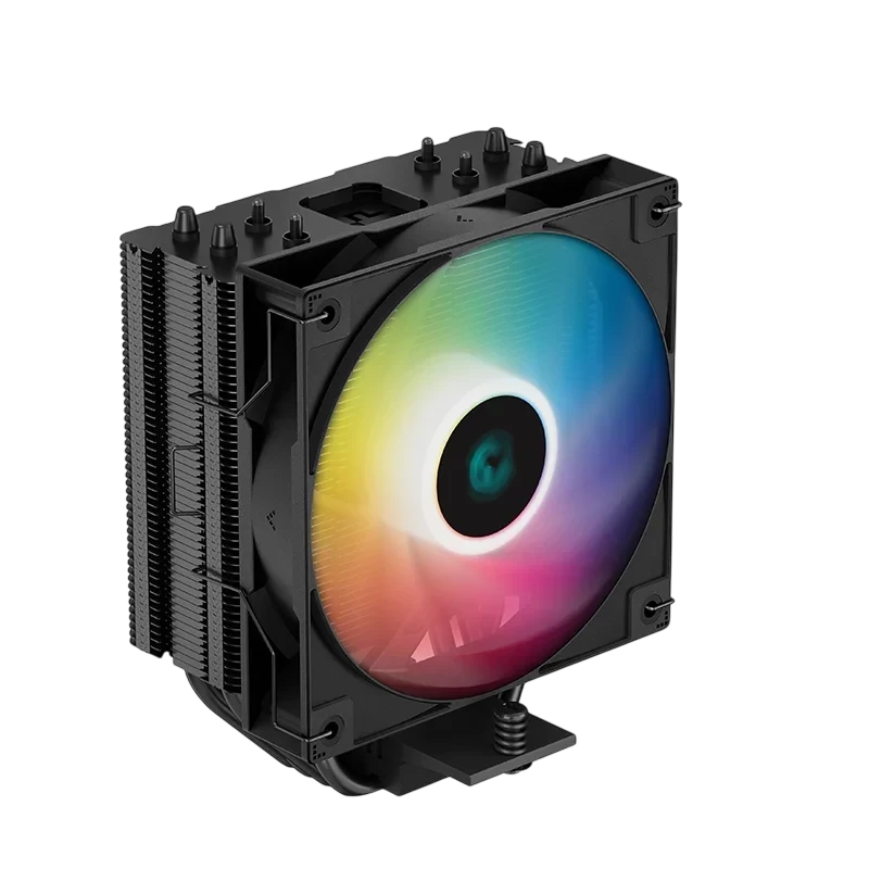 CPU cooler DeepCool AG400 BK ARGB 220W 4 heatpipes — 2