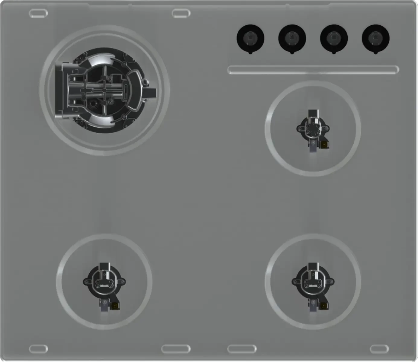 Built-in gas cooktop Hisense GM663XB — 8